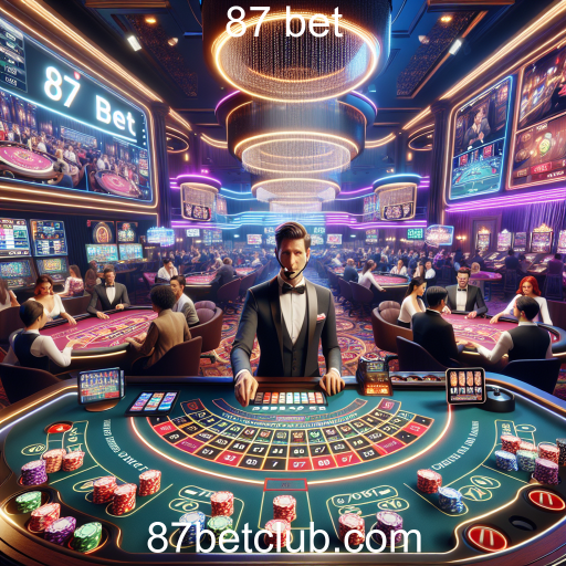 Experiência Imersiva no Casino Ao Vivo do 87 Bet